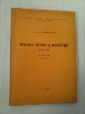 ISTORIA-MEDIE-A-ROMANIEI ( 17711-1821 ) - PARTEA I-A - NOTE DE CURS - UNIVERSITATEA DIN BUCURESTI - FACULTATEA D ISTORIE - CONF. UNIV. foto