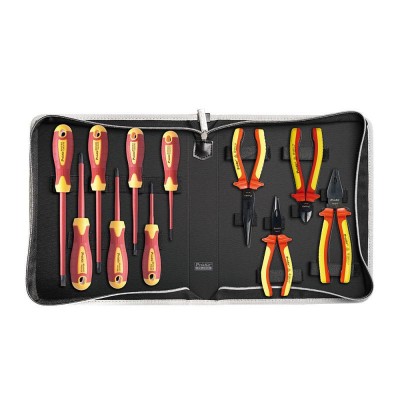 TRUSA DE SCULE ELECTRICIAN VDE 1000V, PRO&amp;#039;S KIT PK-2802 PROSKIT foto