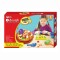 Plastilina AMOS 5 set ID75P5PZ Pizza 75g Dough + 5 accesorii, Kitchen Creations