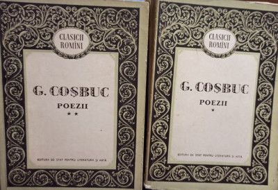 G. Cosbuc - Poezii, 2 vol. (1958) foto