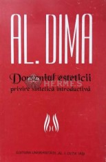 Domeniul esteticii privire sintetica introductiva - 1998 - AL. Dima (N97)