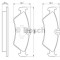 Set placute frana,frana disc VW LT II bus (2DB, 2DE, 2DK) (1996 - 2006) BOSCH 0 986 424 219