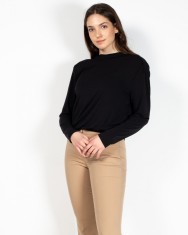 Bluza cu epoleti si maneca lunga 22YEL11057 foto