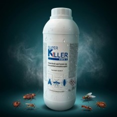 Super Killer Forte T 1L insecticid concetrat pentru combaterea mustelor tantarilor si gandacilor de bucatarie
