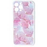 Husa iPhone 12 Pro TPU Vintage Leaves Design 04