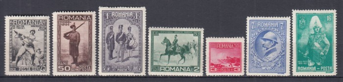ROMANIA 1931 LP 89 CENTENARUL ARMATEI ROMANE SERIE MNH