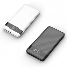 Baterie externa CD222, 2 USB, LED, 8000mAh, QC 3.0, 2 culori