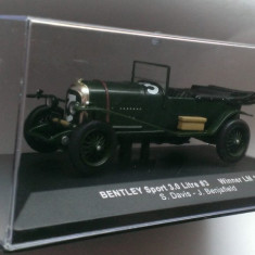 Macheta Bentley Sport 3.0 Litre castigator Le Mans 1927 - IXO 1/43