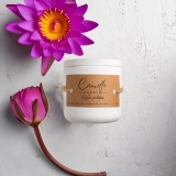 Lumanare parfumata handmade din ceara naturala de soia 100%, aroma Nufar si lotus, Recipient ceramic, 150 g