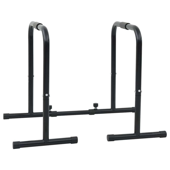 Bară de flotări Negru 116 x 66 x 74.5 cm Oțel vopsit &icirc;n pulbere