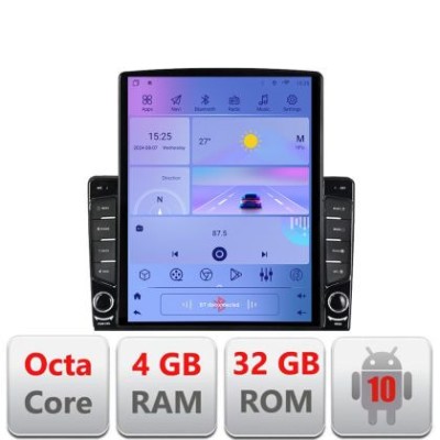 Navigatie Fiat Tipo 2015-2021 G-TIPO ecran tip TESLA 9.7&amp;quot; cu Android Radio Bluetooth Internet GPS WIFI 4+32GB DSP 4G O CarStore Technology foto