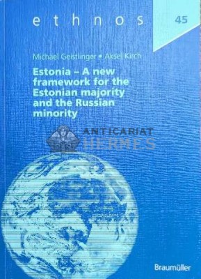 Estonia A new framework for the Estonian majority and the Russian minority - 1995 - Michael Geistlinger Aksel Kirch ($E75) foto