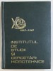 INSTITUTUL DE STUDII SI CERCETARI HIDROTEHNICE , 10 ANI DE ACTIVITATE , 1957 - 1967 , APARUTA 1967