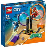 LEGO&reg; City Stuntz - Provocarea de cascadorii cu rotiri (60360)