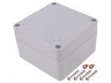 Carcasă Universală Aluminiu Gri IP68 140x140x91mm