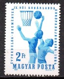 UNGARIA 1964, Sport, serie neuzata, MNH
