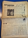 ziarul sportul popular 12 ianuarie 1967 - hochei avantul - steaua