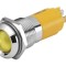 Lampă de control LED galbenă convexă 230V &Oslash;14mm EAO Seria 17