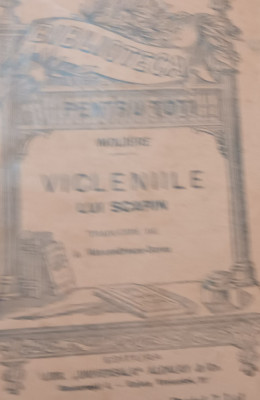 VICLENIILE LUI SCAPIN MOLIERE BIBLIOTECA PENTRU TOTI NR 624 foto