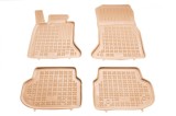 Covorase Presuri Auto Cauciuc Dedicate Bej BMW SERIA 5 F10, F11 2010-2013