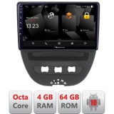 Navigatie Citroen C1 Peugeot 107 Toyota Aygo 2005-2014 Android Octa Core 720p 4+64 DSP 360 camera carplay android auto v1 CarStore Technology
