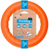 PitchDog, Jucarie Inel pentru caini, portocaliu, 20cm, Pitch Dog