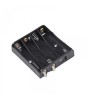 Suport baterie 4x AAA cu contacte pentru lipire, Oem