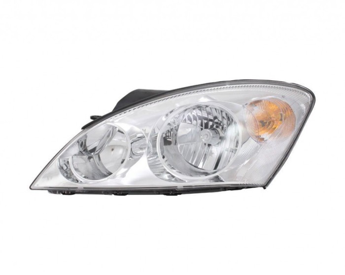 Far Kia Ceed (Ed) 10.2006-08.2009, Stanga, tip bec H1+H7, fara motoras, ECE culoare argintiu ECE, Depo, 92101-1H000,