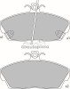 Set placute frana,frana disc LAND ROVER FREELANDER Soft Top (LN) (1998 - 2006) KRIEGER 0950006397