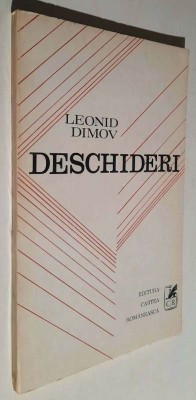 Deschideri - Leonid Dimov foto