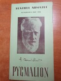 Program teatrul armatei 1960-1961-pygmalion-george constantin,aglae metaxa