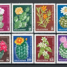 Bulgaria 1970 Mi 1991/1998 MNH, nestampilat - Cactusi, flori