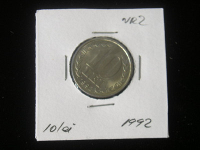 M1 C10 - Moneda foarte veche 56 - Romania - 10 lei 1992 foto