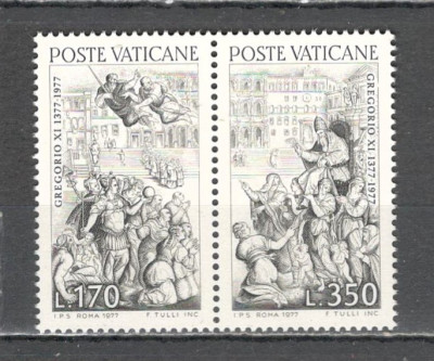 Vatican.1977 600 ani reintoarcerea Papei Gregor XI la Roma-Fresca SV.509 foto