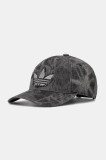 adidas Originals șapcă de baseball din bumbac Baseball Cap culoarea gri, JW0001