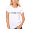 Tricou dama alb - ICONIC - S