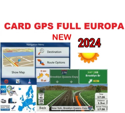 SDCard MICROSD GPS Navigatie iGO PRIMO GPS TABLETE,GPS NAVI DEDICATE Europa 2024 foto