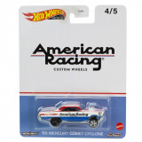 Cumpara ieftin HOT WHEELS PREMIUM REAL RIDERS POP CULTURE MASINUTA METALICA MERCURY COMET CYCLONE 65 SCARA 1:64, Mattel