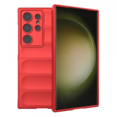 Husa pentru Samsung Galaxy S23 Ultra S918, Techsuit, Magic Shield, Rosie foto