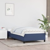 VidaXL Cadru de pat fără saltea țesătură albastră 100x200 cm 347048