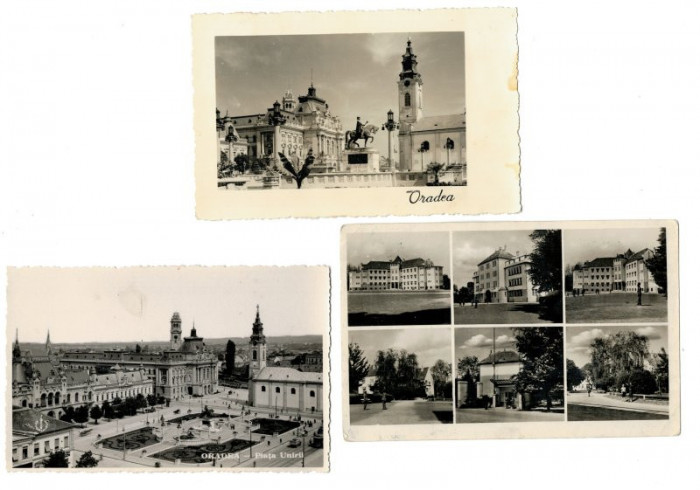 Oradea 1935-40 - Lot 3 carti postale