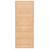 VidaXL Covor din bambus, maro, 80 x 200 cm