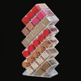 Suport Acrilic Cosmetice, 28 Compartimente, Transparent, Dimensiuni 11.5x6.5x25.5cm, Oem