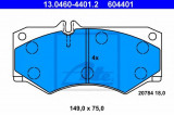 Set placute frana,frana disc MERCEDES G-CLASS Cabrio (W463) (1989 - 2016) ATE 13.0460-4401.2