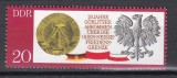 Germania RDG 1970 - 20 de ani de la Tratatului de pace de la Oder-Neisse, MNH