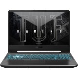 Laptop ASUS Gaming TUF A15 FA506NCG, 15.6 inch, AMD Ryzen 7 7445HS pana la 4.7 GHz, 16GB RAM, 512 GB SSD, NVIDIA GeForce RTX 3050 4GB GDDR6, No OS, Gr