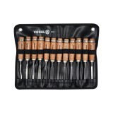 Set dalti pentru lemn, 12 buc Vorel 25570