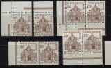 GERMANIA BERLIN 1964 UZUALE , CLADIRI ISTORICE LOT NESTAMPILATA, Nestampilat