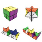 Cub Rubik Infinity Star Yoshimoto, Puzzle Antistres, Joc Educativ, Logica si Inteligenta, Multicolor