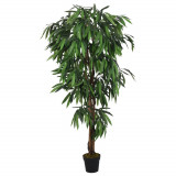 VidaXL Arbore de mango artificial 300 de frunze 80 cm verde